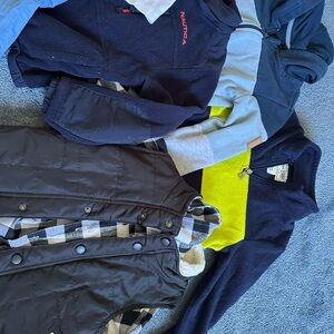 Nautica Kids Puffers - Black, Blue, Yellow